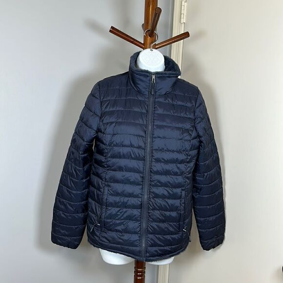 HeatKeep Navy Blue Coat - Size Small - Picture 1 of 11